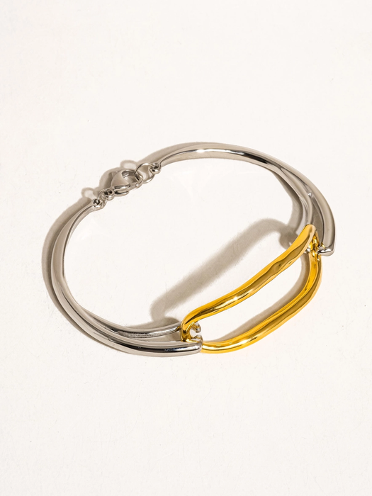 Pollock Two Tone Bracelet