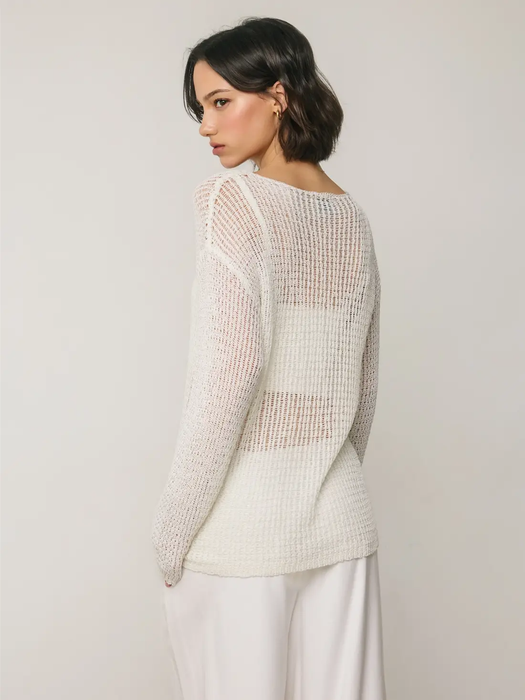 Open Knitted Sweater
