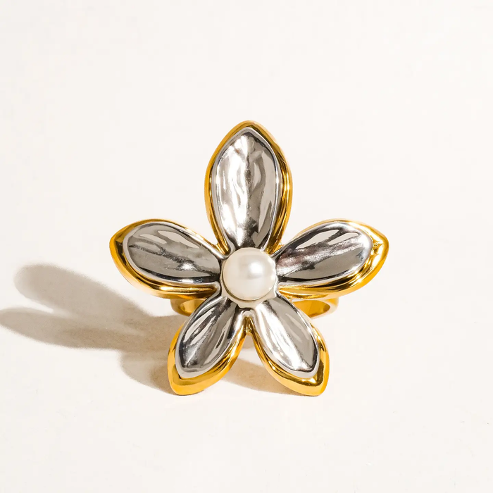 Fleur Drop Ring