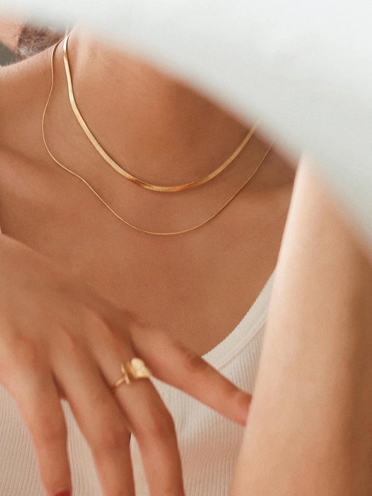 Plate Layered Necklace