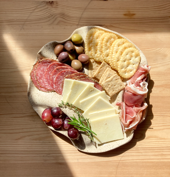 Ceramic Wavy Tapas Platter